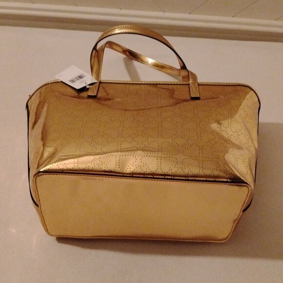 Kate Spade Small Harmony Tote WKRU1879 Metro Spade Gold (711) - Picture 3 of 12